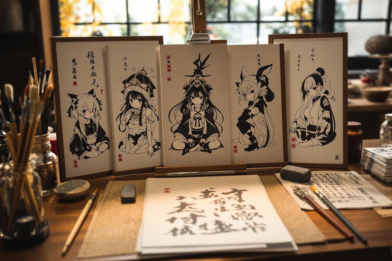 《剑心问道》× 知名国风画师联名企划公开 - acg最新资讯